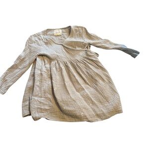 Chic Gray Kids Blouse